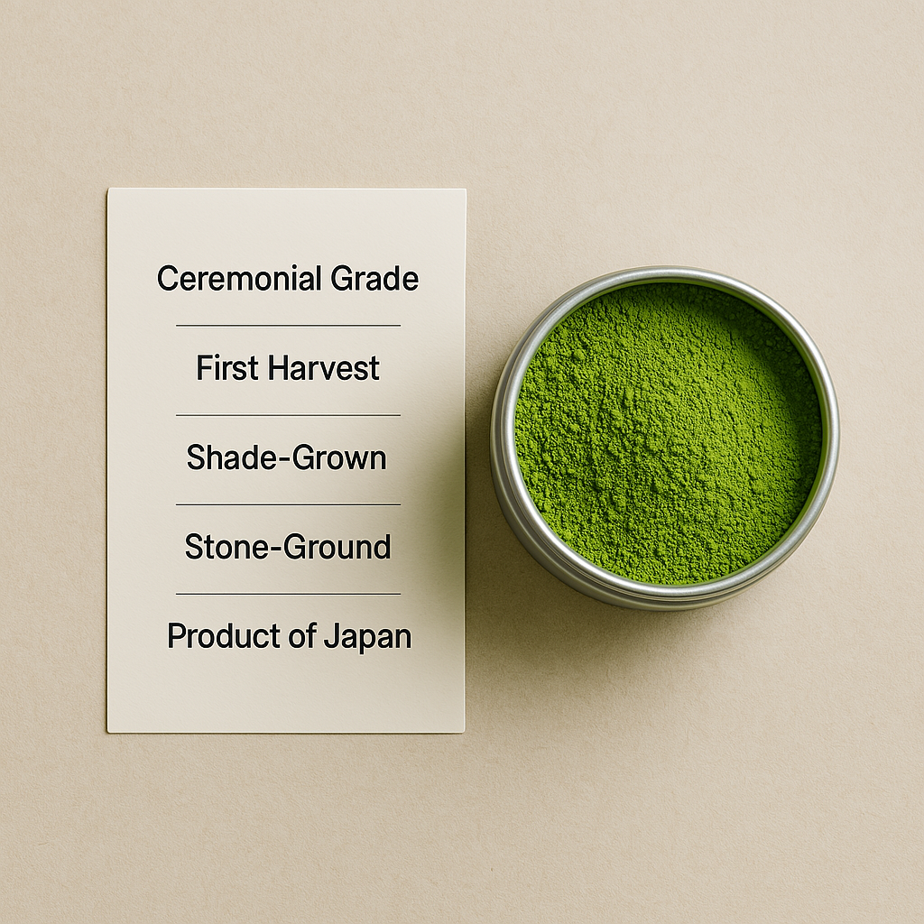 How to read a matcha label - What all the terms really mean