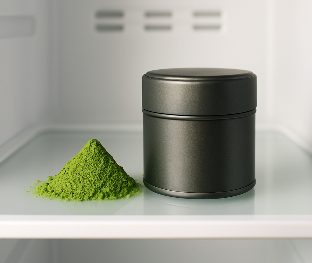 How should matcha be stored to maintain its freshness?