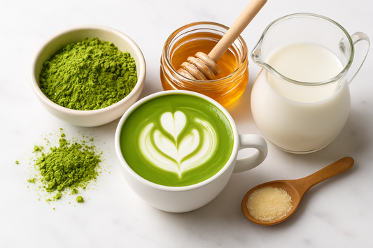 Can matcha be prepared with milk or sweeteners?