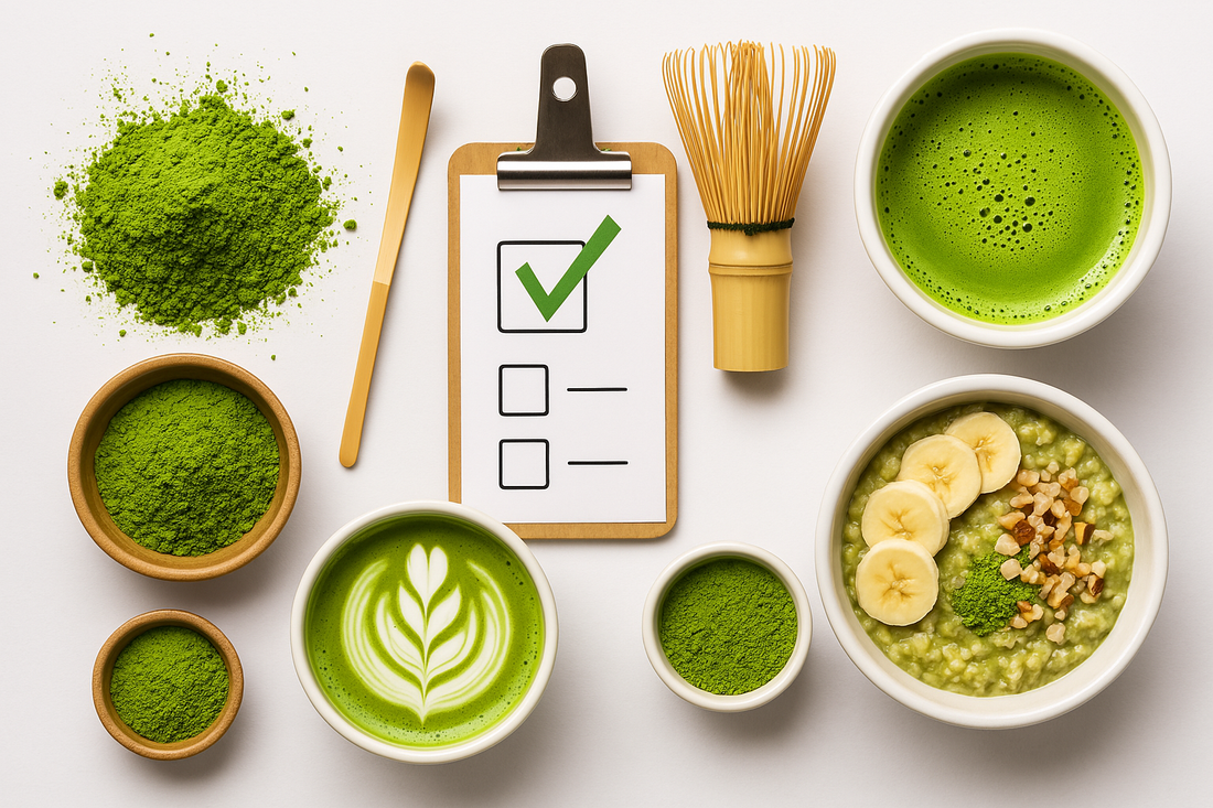 How to choose the best matcha for you - a quick quiz & guide